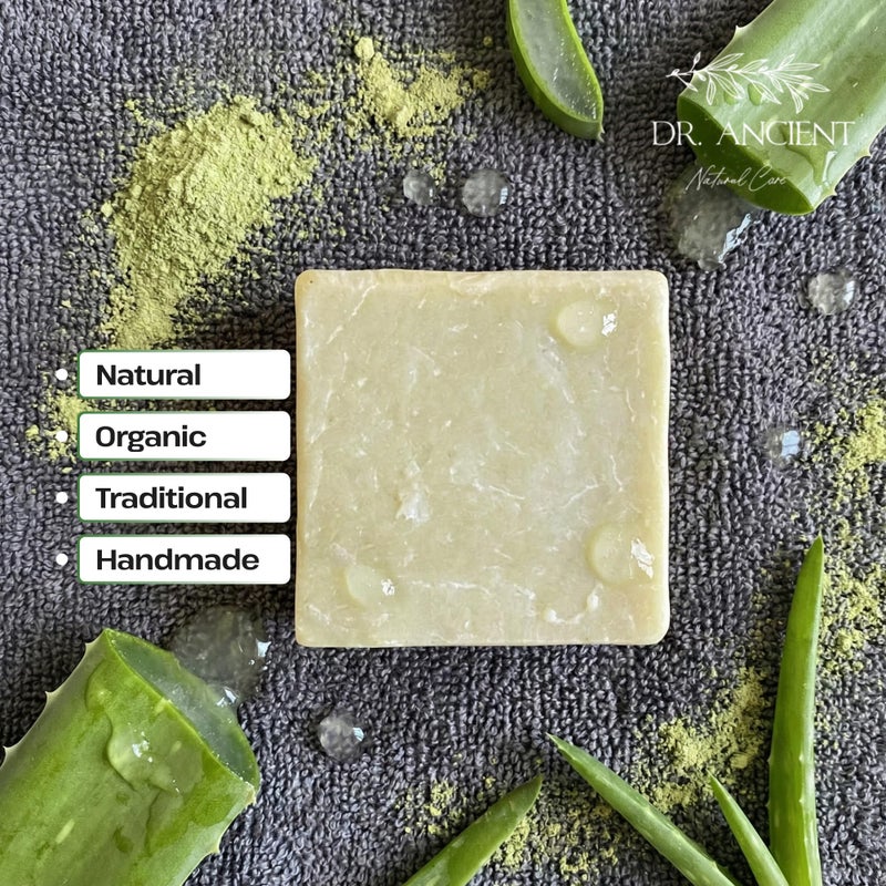 Dr.Ancient Aloe Vera Soap Bar, Organic Soap Bars Handcrafted the Traditional Way, Natural Chemical-Free, Vegan, Used for Face Wash, Body Wash, Hand Cleansing and Skin Care - Image 2